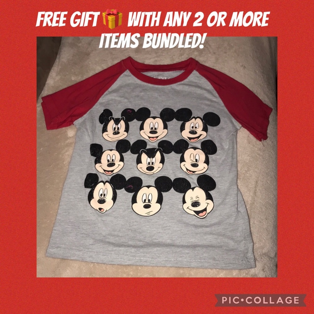 Disney Mickey Mouse short sleeved shirt 💕 5T